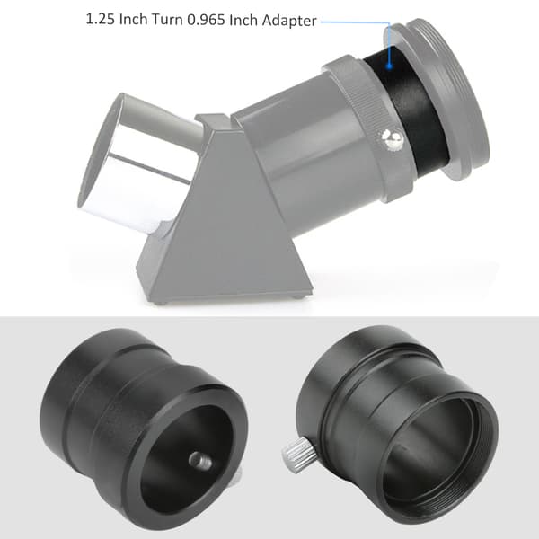 Datyson 5P9981 Astronomisk Teleskop Adapterring 1,25 Tommer til 0,965 Tommer Grænseflade