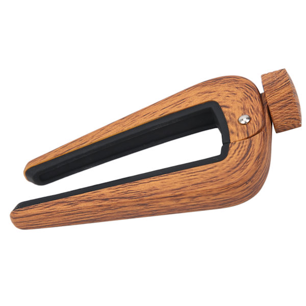 Flanger Gitar Capo Ukulele Tuning Spenning Multifunksjonelt Musikk Instrument Tilbehør Mørkt Trefiber