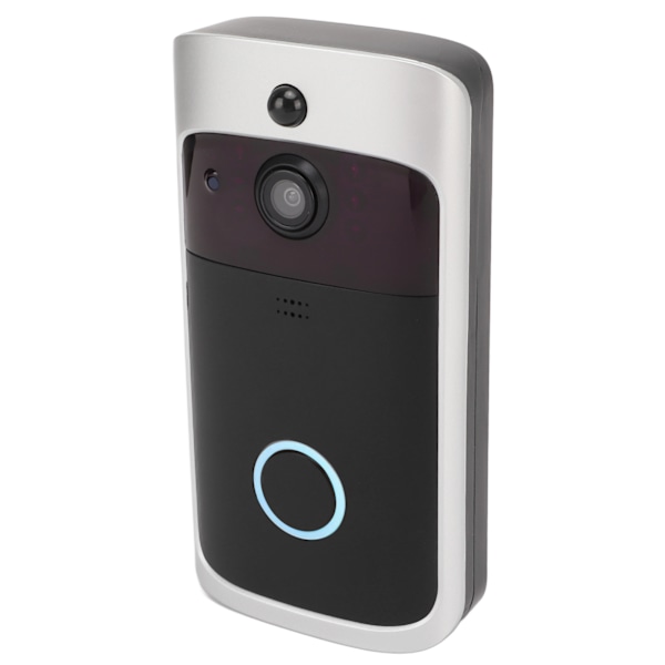 Video Dörrklocka Intelligent WiFi 720P Kamera Nattvision Fjärr Visuell Intercom Dörrklocka för Hem