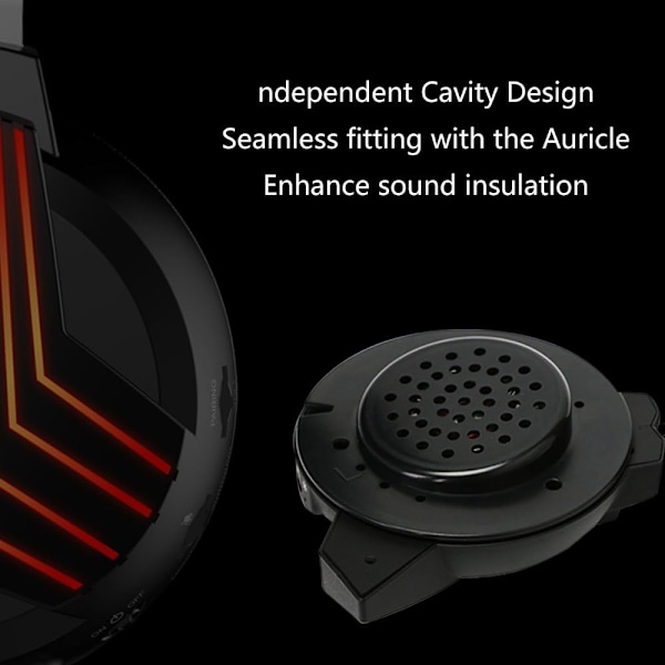 Trådløst Gaming Headset til Xbox One & Xbox Series X/S - Xbox one Trådløse Gaming Hovedtelefoner med Aftagelig Mikrofon Over Ear, Ad