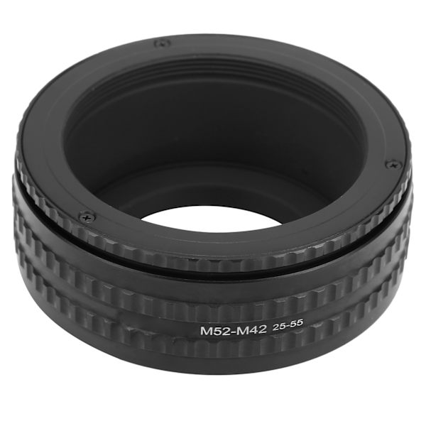NEWYI M52‑M42 25‑55mm Aluminiumlegering Reflektionsförstärkningslins Makrolins Fokuseringsrör