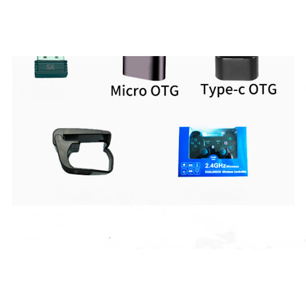 Trådløs spilcontroller, vibrerende rocker-spilbræt computer-spilcontroller til pc Windows 7/8/10, Ps3/tv-boks/laptop/android-telefon