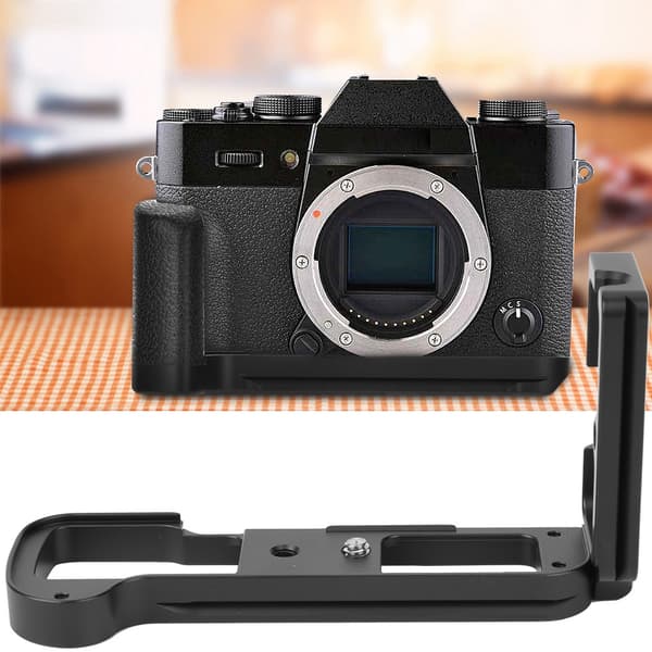 Metal Quick Release L-plade Håndgrebsholder til Fuji X T2 Spejlløst Kamera