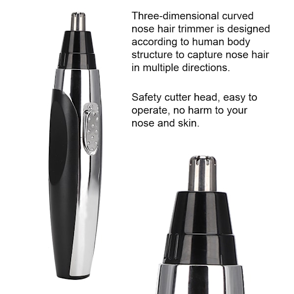 Multifunktionel 4 i 1 Elektrisk Næsehår Øjenbryn Trimmer Clipper Mini Mænd Razor Shaver