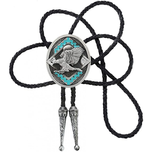 Fashion Western Cowboy Tie Shining Long Star Texas Bolo Tie Halsband Halsband
