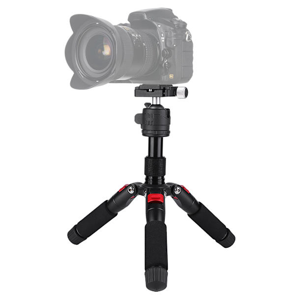 K521 Mini Bärbar Skrivbord Utbyggbar Stativ för DSLR Spegelreflexkamera Röd