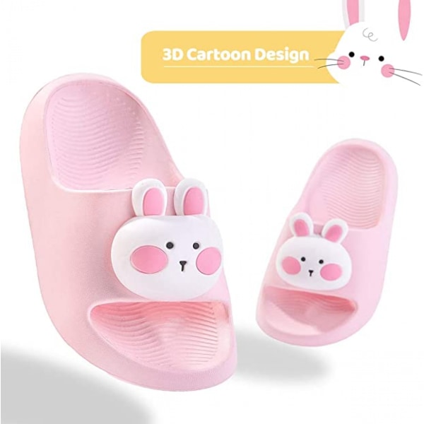 Barn Sliders Pojkar Flickor Tofflor Småbarn Strand Pool Slide Sandaler Slip-on Sommar Flip Flops