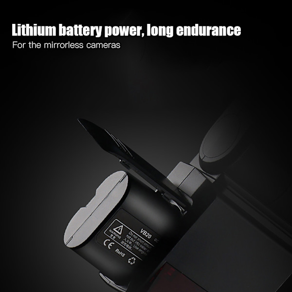 Godox V350 TTL HSS Speedlite Flash med Li-ion-batteri för Olympus AC100-240V (O)