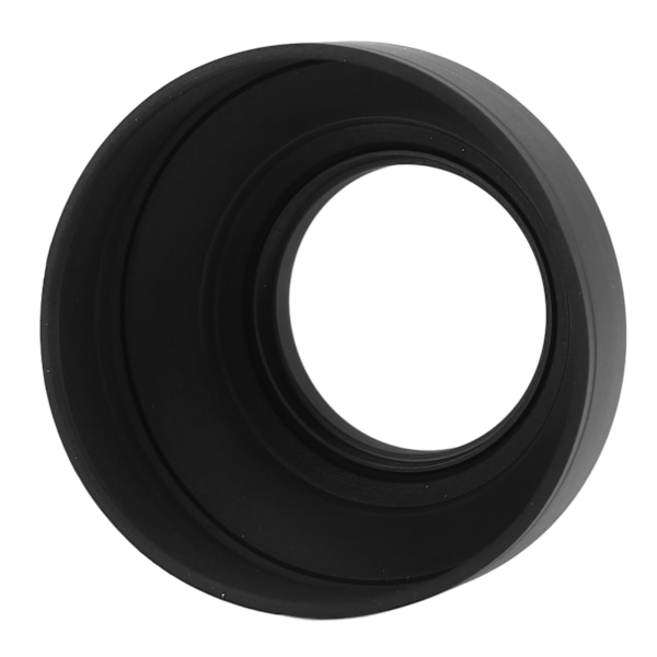 Hopfällbar kamerahuv för objektiv, förhindrar astigmatism, skyddar mot skador, digital objektivhuv för kamera 55 mm/2,2 tum