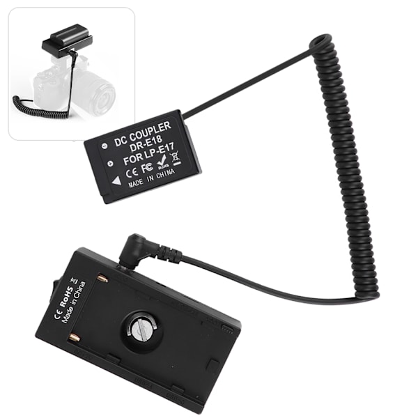 F01A‑F970 Batteriadapter till LP‑E17 Full Decode Dummy Batteri Set för Canon EOS‑760D