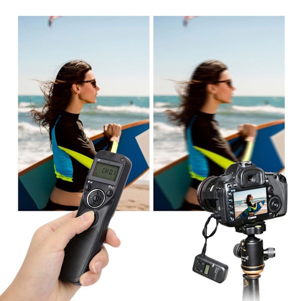 PIXEL T9 Kamera Fjärrkontroll Timer Controller Slutarkabel för Sony A7M3 A72 A7R2 A7S2 A7 A7