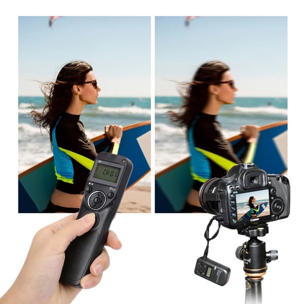 PIXEL T9 Kamerafjernkontroll Timerutløserkabel for Sony A7M3 A72 A7R2 A7S2 A7 A7