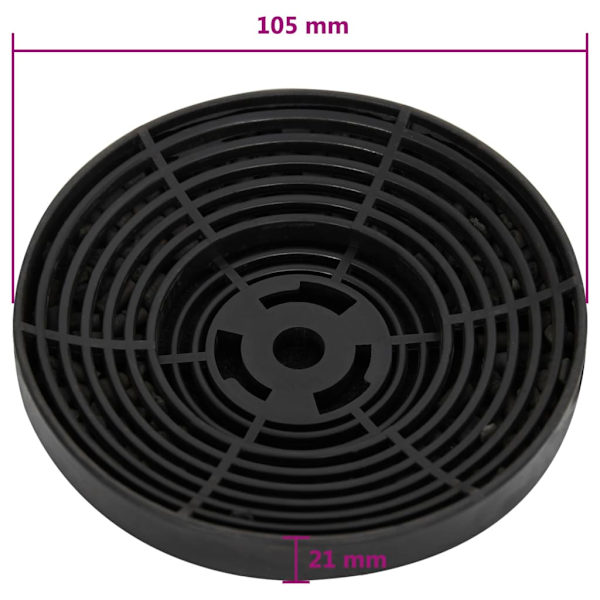 Kolfilter 2st 105x21mm