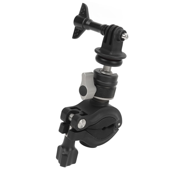 Kamerafäste för motorcykel, 360° rotation, anti-shake med 1/4-tums adapter, fäste för motorcykelstyre, kamerahållare för Insta360 Action Camera