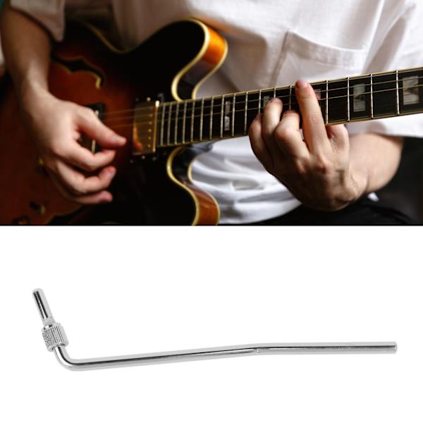 Gitarr Tremolo Arm Metallstång Elektrisk Stall System Del för Professionella Musiker Silver