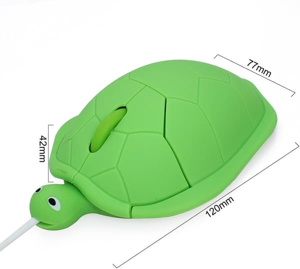 USB Kablet 3D Dyreform - 1200DPI Optisk Mini Mus til Børn, Sjov Computermus til PC/Laptop