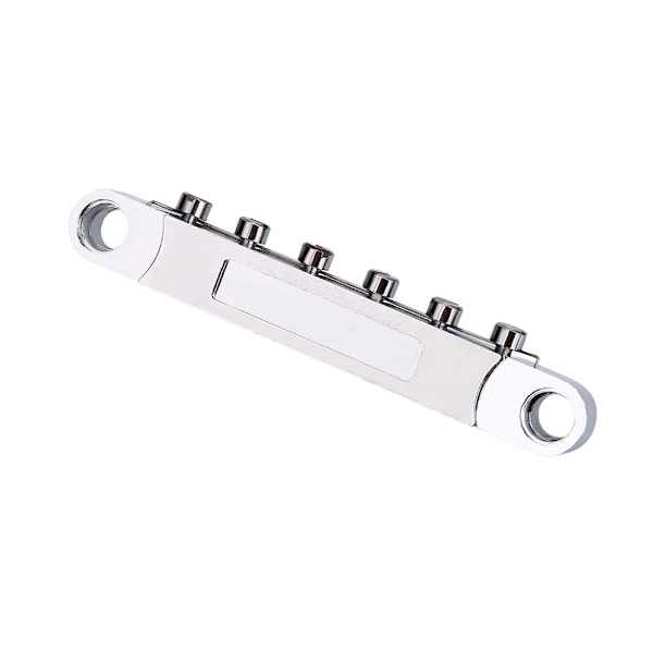 Alloy Bridge & Tailpiece Set Ersättning Del för LP Stil 6-Strängad Elgitarr
