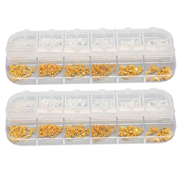 Nagelkedja Multi Shapes Bärbar DIY Dekoration Metall Nagelkonst Hänge för Hem Salong Manikyr Skola