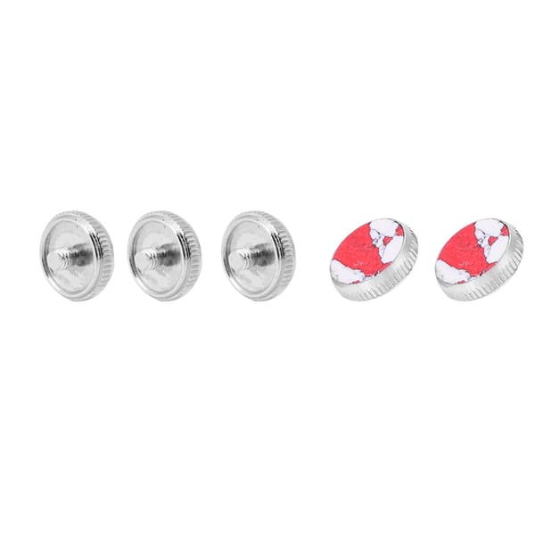 5 stk. Metall Steintrompet Fingerknapper Knapper Sett Reservedeler Tilbehør