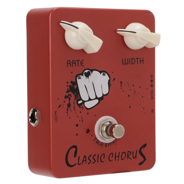 Elektrisk gitarr effektpedal Klassisk chorus True Bypass Justerbart instrumenttillbehör