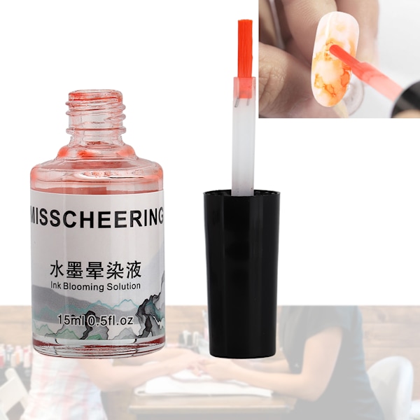 15ML Akvarel Blæk Neglelak Maling Gel Marmor Gradient DIY Dekoration Manicure Negleværktøj 1#
