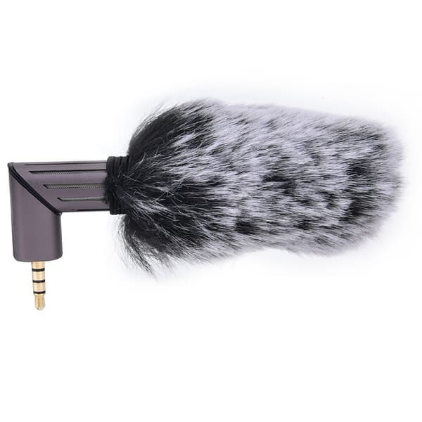 3,5 mm vindskyddad bomull mobiltelefon mini bärbar 2 kanaler pluggmikrofon LDX-SMALL