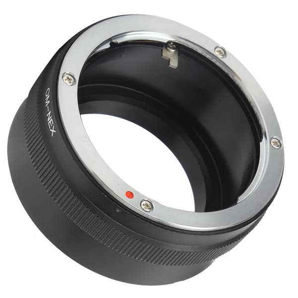 FOTGA OMNEX konverteradapterring til Olympus OM-objektiv til Sony E-mount-kamera