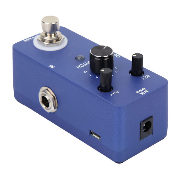 Digital Elektrisk Gitarr Effekt Pedal True Bypass Effektpedaler Enastående Tonhöjdsomfång