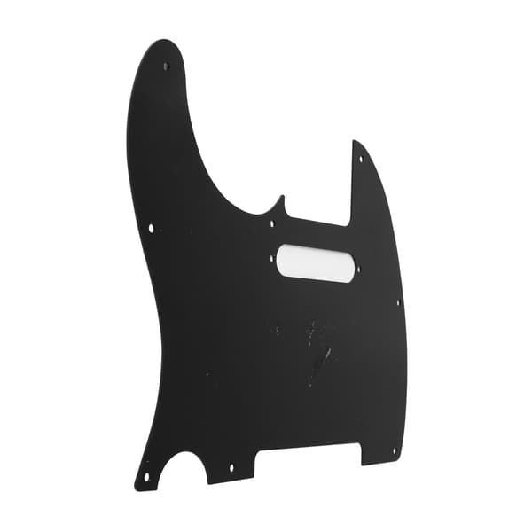 Elektrisk gitarr plektrumskydd Hög styrka Repskyddad aluminiumlegering Front gitarrskyddsplatta Svart