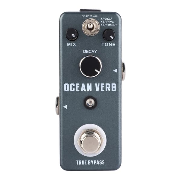 Mini Metal Shell Analog Vibe Gitarr Effekt Pedal med True Bypass Instrument Tillbehör