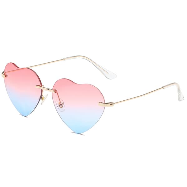 Fashion Dam Sunglasses Gradient Utan Ram  Solglasögon