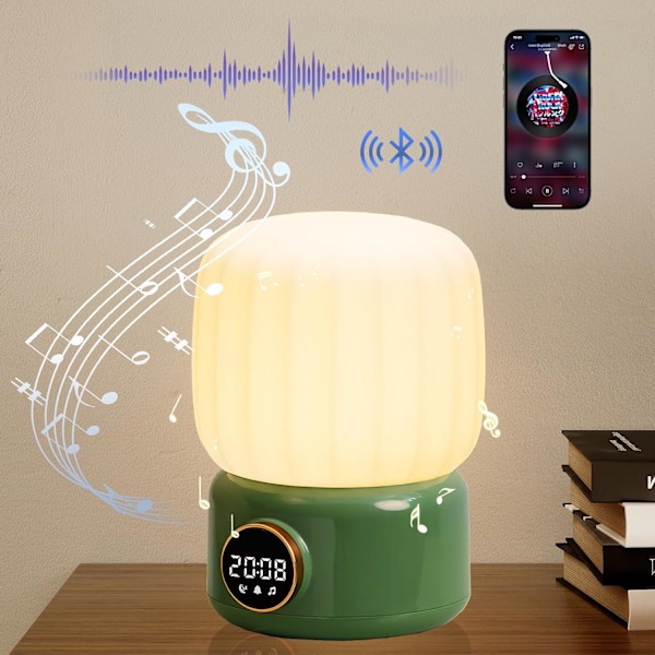 WJ123 Bluetooth-kaiutin Kaktus Tunnelma Lamppu Pöytä Työpöytä Toimisto LED-valo Langattomat Kaiuttimet Leirintä Ympäristömusiikki Hyvää Yötä Elektroninen A