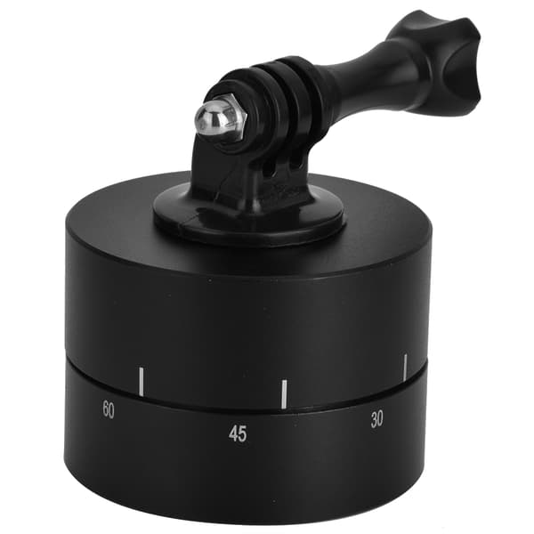 360° 120 minutter panorering roterende stativ Time Lapse stabilisator stativadapter til kameraer Gopro