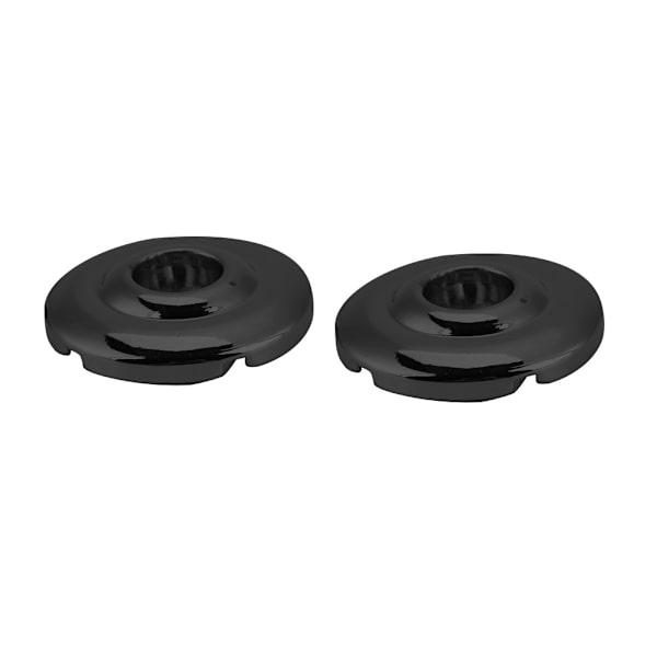 2PCS String Tree Retainer med skruv Elektrisk bas delar tillbehör (svart)