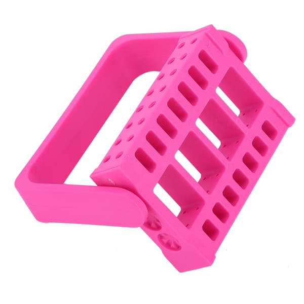 16 hullers manicure bore bits holder container display case negle slibning hoved opbevaringsboks 2#