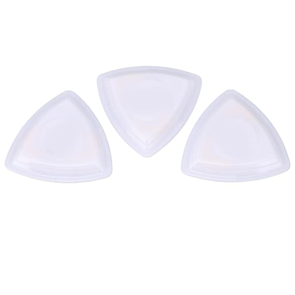 3 st LED-gitarrplektrum, vita, gröna, lila, lysande plektrum för elgitarr, akustisk gitarr, bas, ukulele
