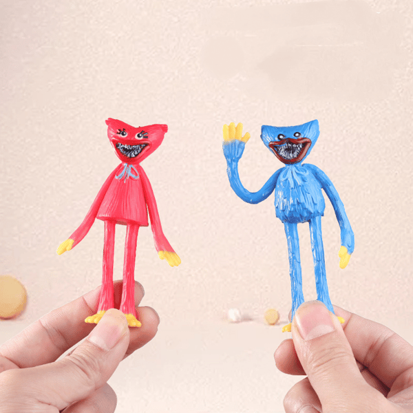 (8 stykker) Bobby Game Time Håndlaget Leke Dukke Dekorasjon 8 pcs/set