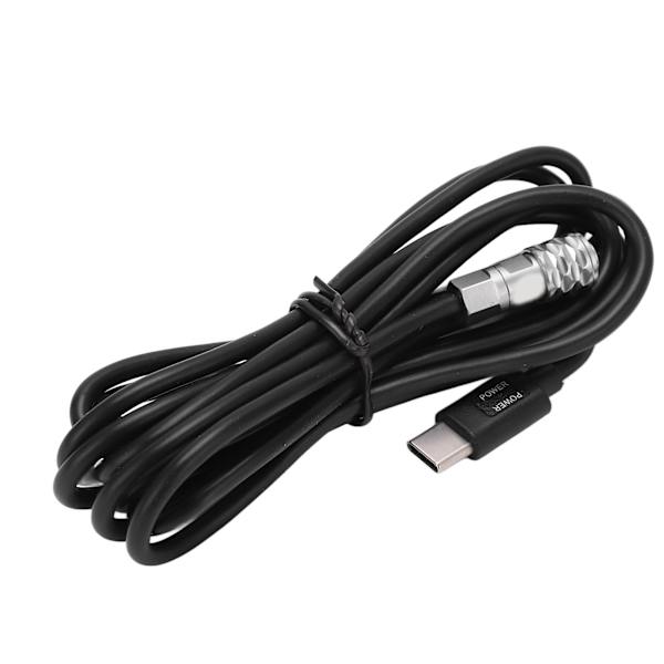USB C till 2-stifts PD-utlösande strömkabel för BMPCC Blackmagic Pocket Cinema Camera 4K 6K