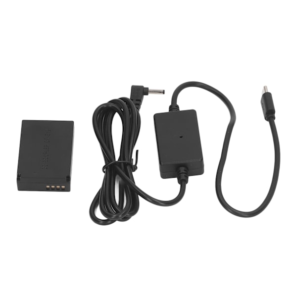 LP E12 Dummy Batteri Digitalkamera DR E12 DC Koppling Dummy Batteri med Typ C Strömadapter för M50 M200 M50 Mark Ii M100 M10 M M2