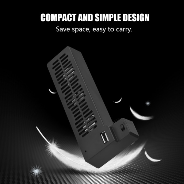 Bärbar värmereducerande USB extern kylfläkt Sidmonterad för XBOX ONE X spelkonsol, kylfläkt för XBOX, spelkonsol kylfläkt