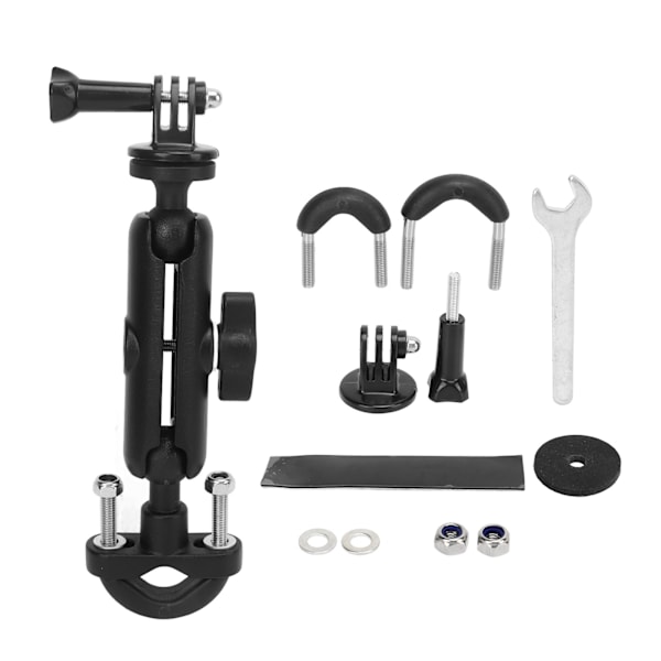 Motorcykelkamerafäste Cykel Actionkamera Expansionsfäste Fast Monteringssats för DJI för Insta360 för Hero 10 9 8 7 6 5 15mm‑35mm