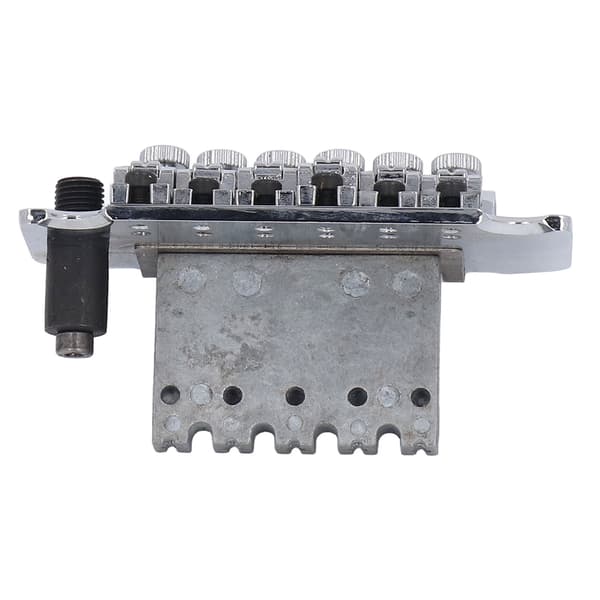Silver 6-strängad gitarrstall set med tremolo stall montering pawl metall vänsterhänt elgitarr stall set