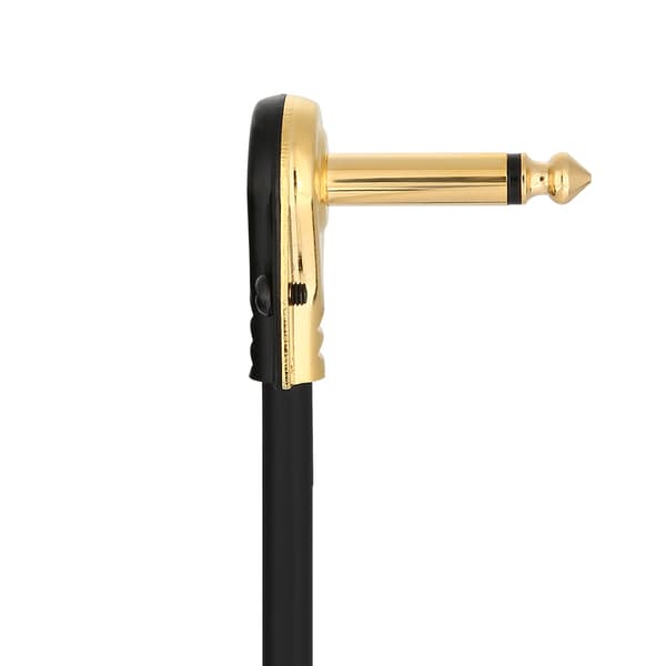 1/4\" Vinkel Audio Patchkablar Sladdar för Elektrisk Gitarr Effektpedal (15cm-3st)