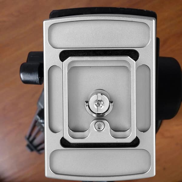 TH-650DV 1/4 tomme monteringsskrue stativ monopod quick release plade til kamera DSLR