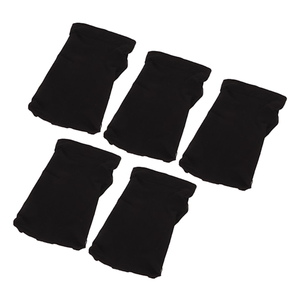 5 st nylon perukmössor för män, bärbara, mjuka, stretchiga, andningsbara strumpor perukmössa för cosplay, halloweenfest
