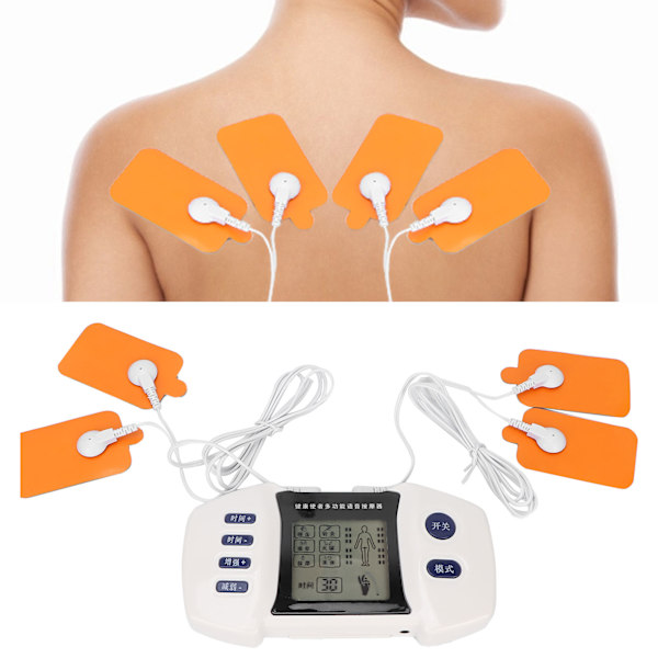 Multifunktionel pulsmassager elektrisk digital pulsmassager pulsmuskelstimulator med stemme