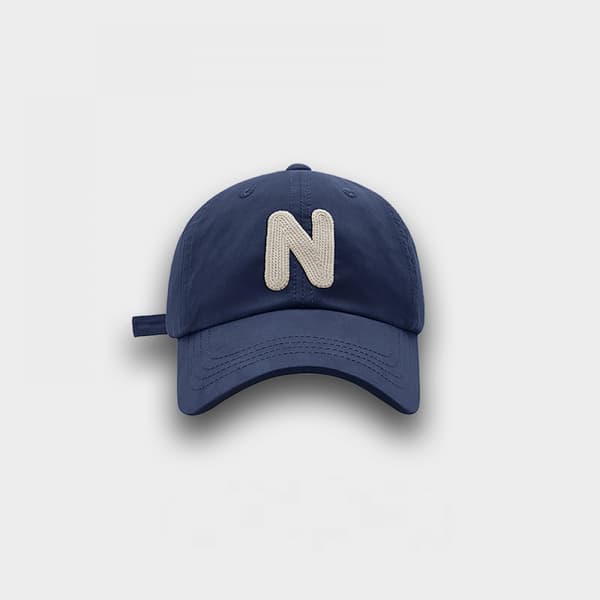Dotpet Hat Letter Embroidered Adjustable Baseball Cap (Laivastonsininen)