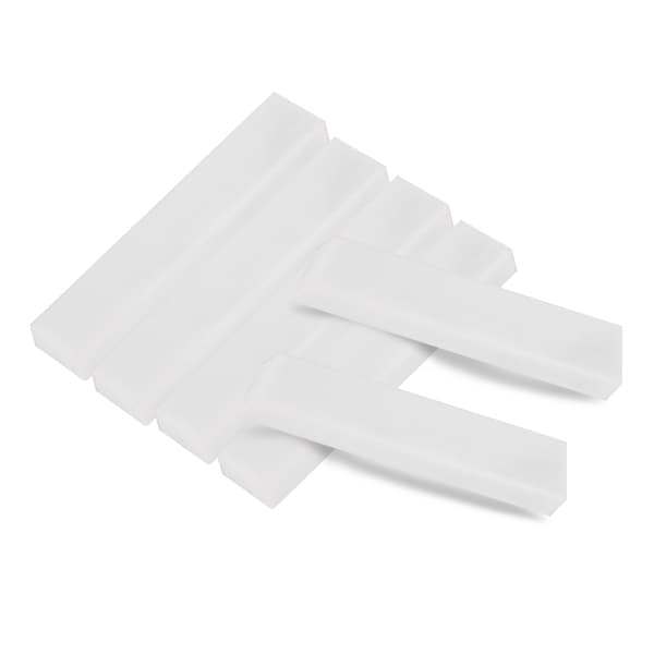 Nya nötkött ben gitarr muttrar delar tillbehör 52x6x10mm (6st)
