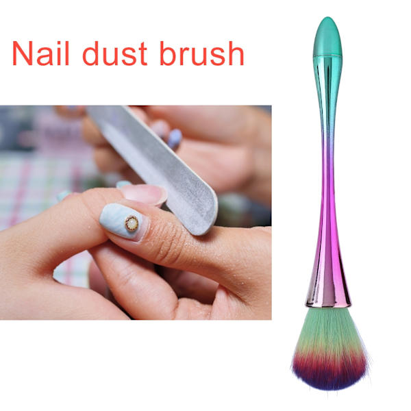 Blød neglebørste til fjernelse af støv, neglekunstpulver, støvfjernelsesbørster, manicure DIY-værktøj 4