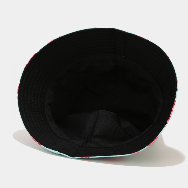 Wekity Sød Spand Hat Strand Fisker Hatte til Kvinder, Reversible Dobbelt-Side-Wear Unisex (Flamingo,Pink)